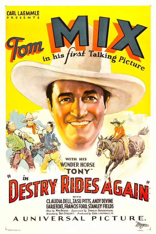 Destry Rides Again (1932) poster