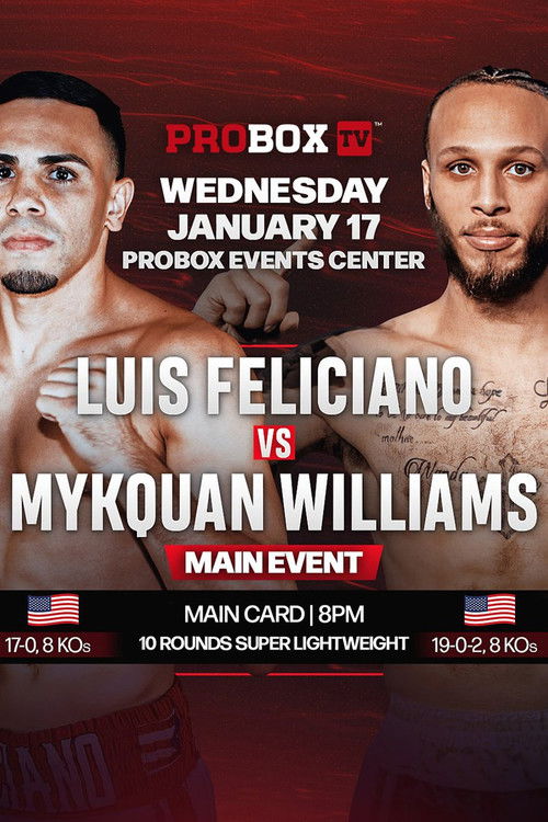 Luis Feliciano vs. Mykquan Williams (2024) poster