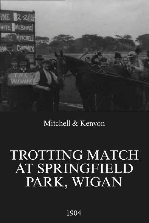 Trotting Match at Springfield Park, Wigan (1904) poster