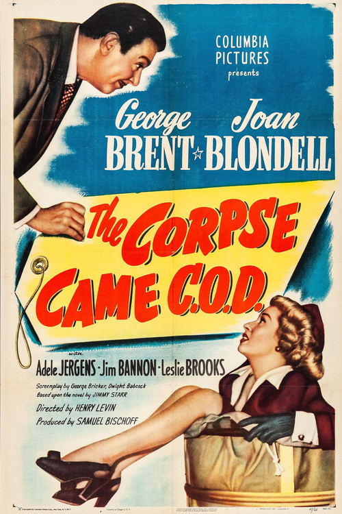 The Corpse Came C.O.D. (1947) poster