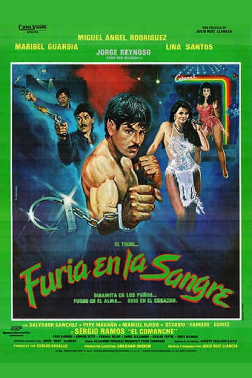 Furia en la sangre (1988) poster