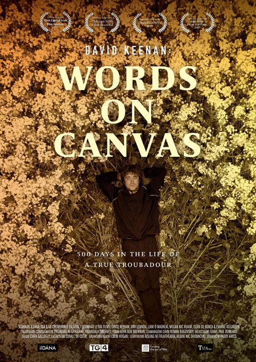 David Keenan - Words on Canvas (2025) poster