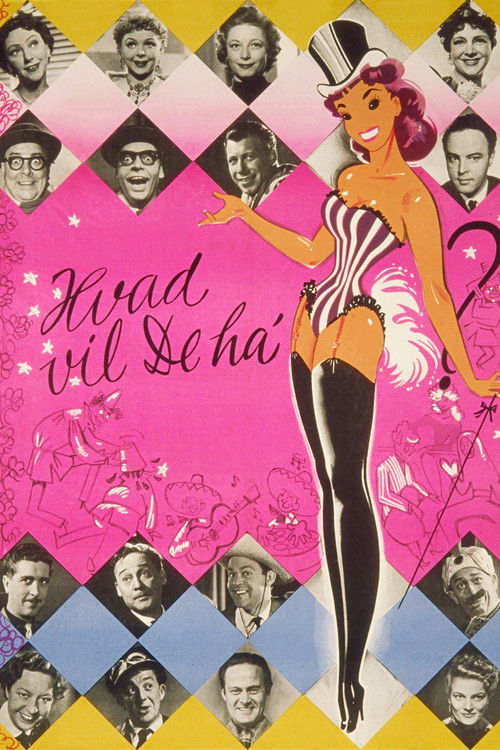 Hvad vil De ha'? (1956) poster