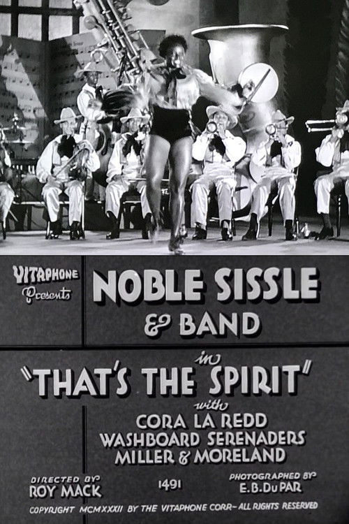 That's the Spirit (1933) poster