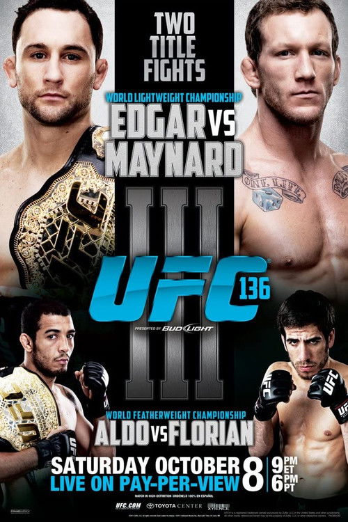 UFC 136: Edgar vs. Maynard III (2011) poster