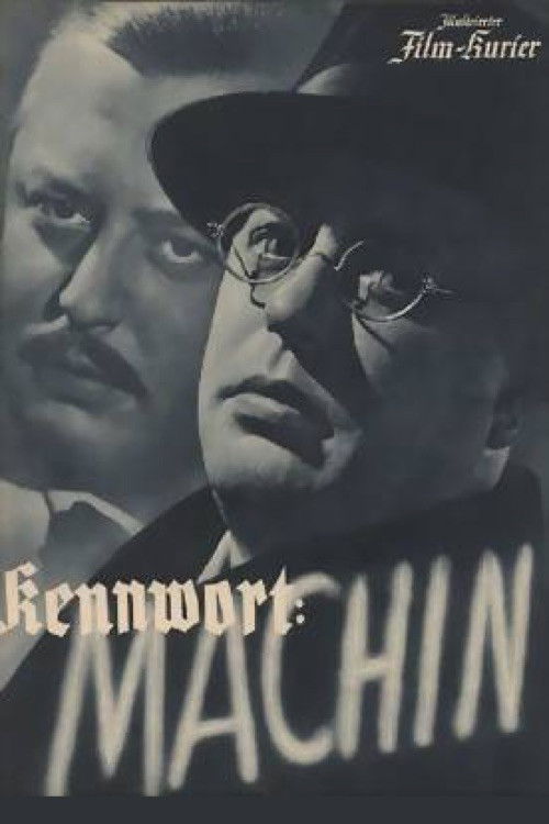 Kennwort Machin (1939) poster