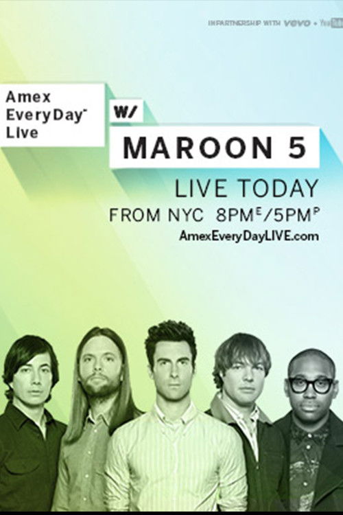 Maroon 5 - Live In Bowery Ballroom (2014) poster