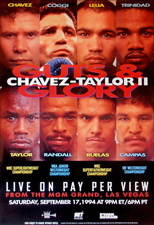Julio César Chávez vs. Meldrick Taylor II (1994) poster