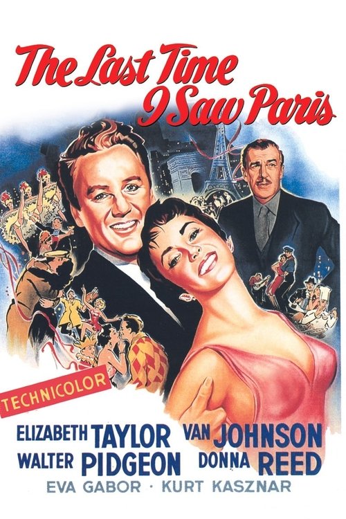 The Last Time I Saw Paris (1954) poster