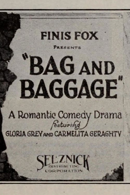 Bag and Baggage (1923) poster