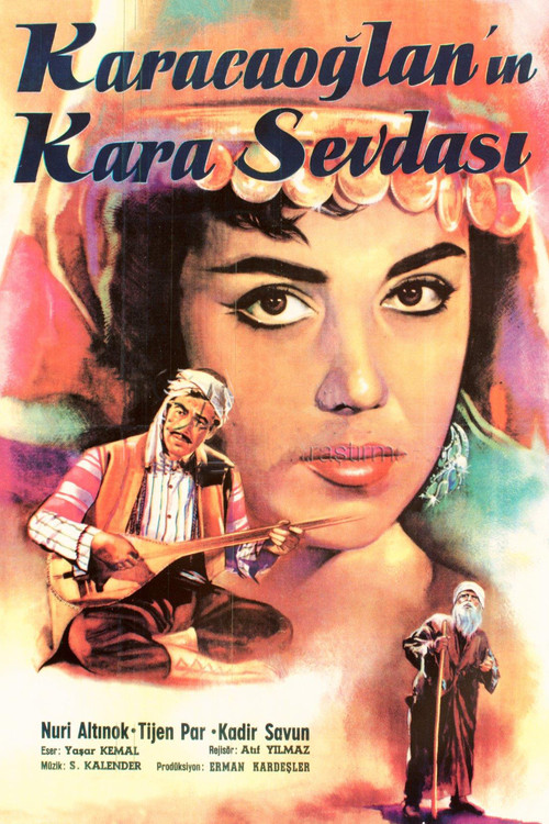 Karacaoğlan'ın Kara Sevdası (1959) poster