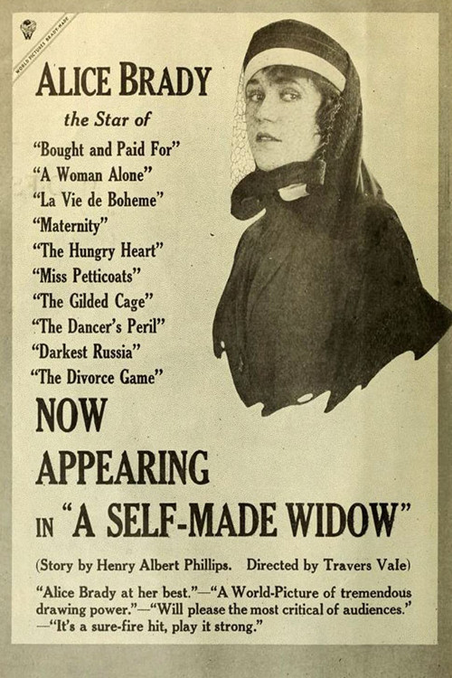 A Self-Made Widow (1917) poster