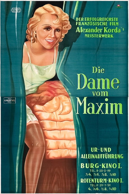 The Girl from Maxim's (1933) poster