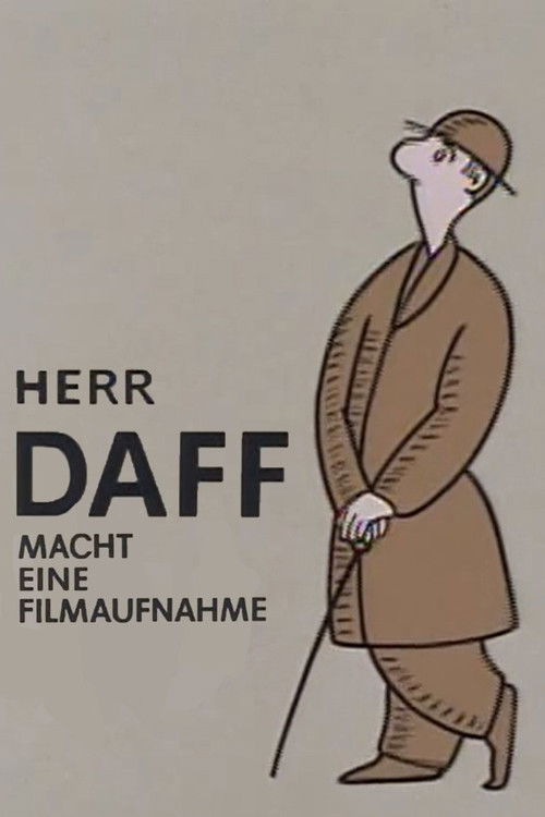 Herr Daff macht eine Filmaufnahme (1981) poster
