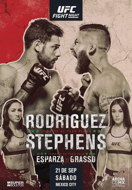 UFC Fight Night 159: Rodriguez vs. Stephens (2019) poster