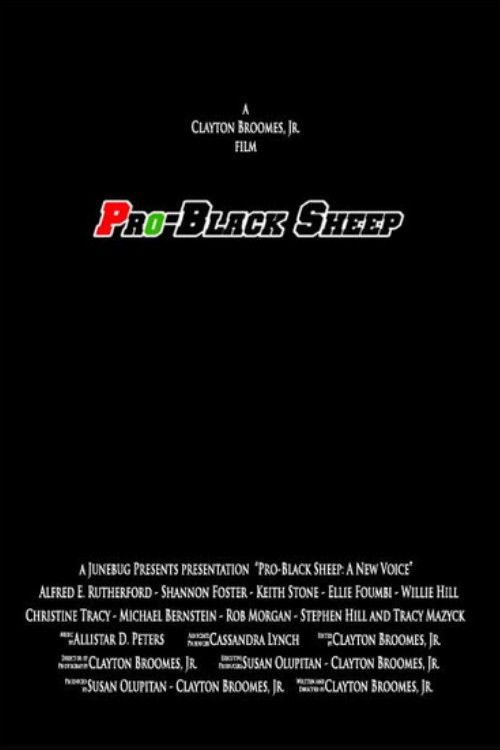 Pro-Black Sheep (2009) poster