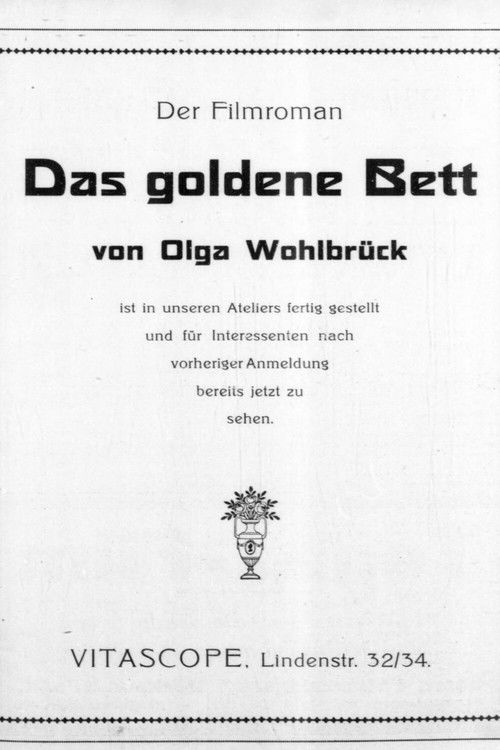 Das goldene Bett (1913) poster