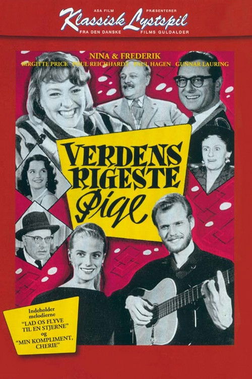 Verdens rigeste pige (1958) poster