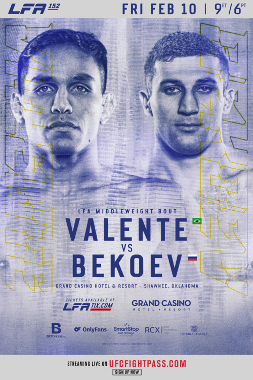 LFA 152: Valente vs. Bekoev (2023) poster
