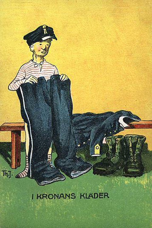 I kronans kläder (1915) poster