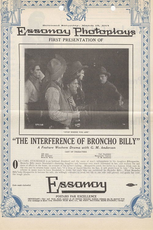 The Inference of Broncho Billy (1914) poster