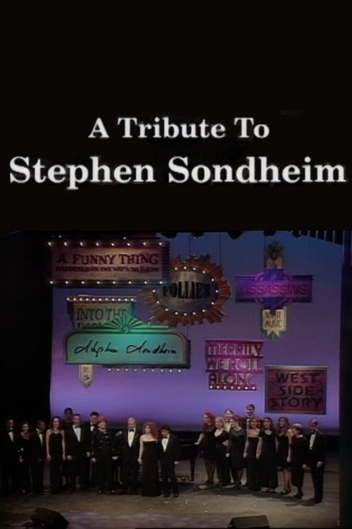 A Tribute to Stephen Sondheim (1995) poster
