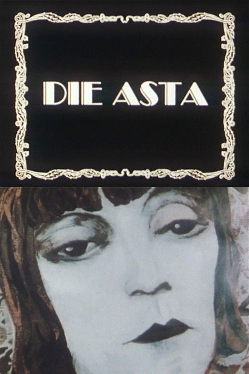 Die Asta - portræt af Asta Nielsen (1995) poster