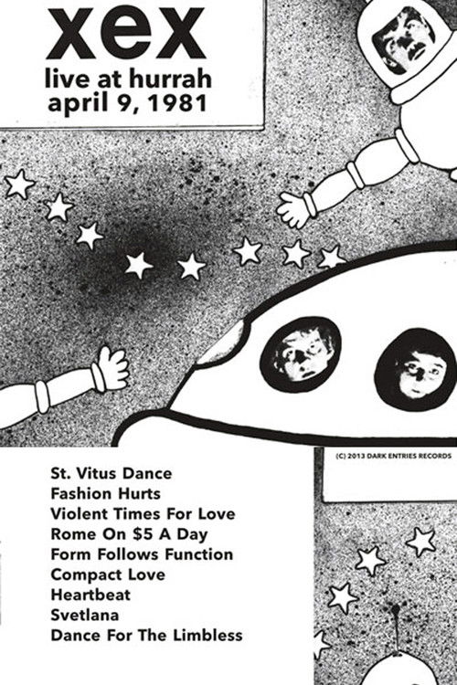 XEX: Live at Hurrah (1981) poster