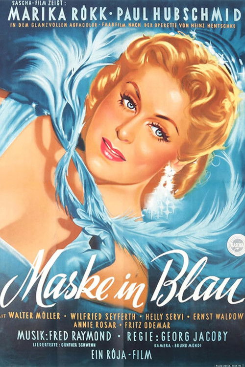 Mask in Blue (1953) poster