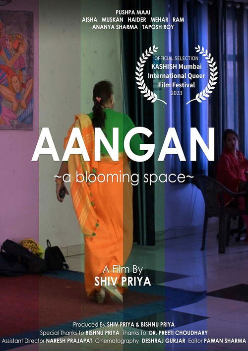 AANGAN: 'A BLOOMING SPACE’ (2023) poster