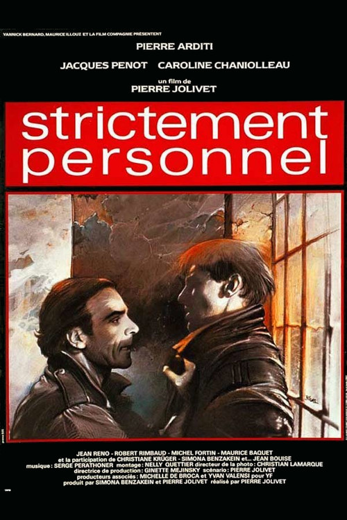 Strictement personnel (1985) poster