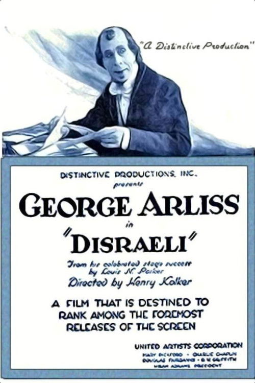 Disraeli (1921) poster
