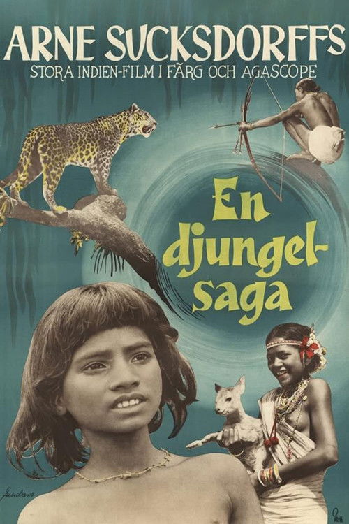 En djungelsaga (1957) poster