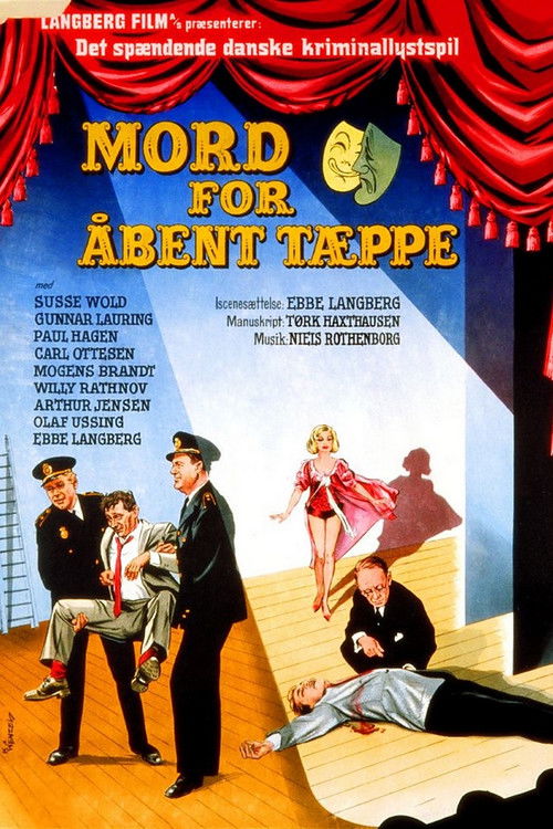 Mord for åbent tæppe (1964) poster