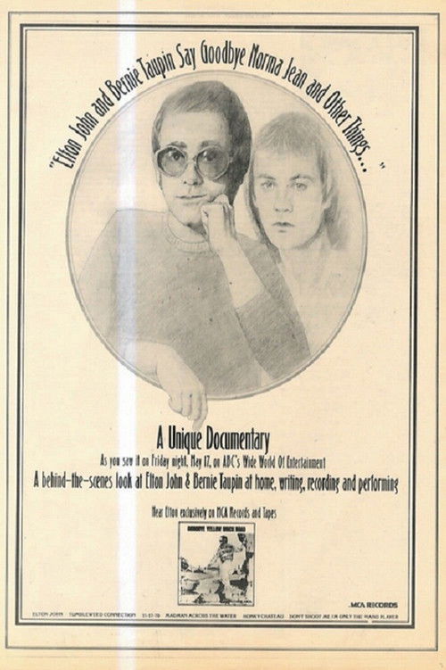 Elton John and Bernie Taupin Say Goodbye Norma Jean and Other Things (1973) poster