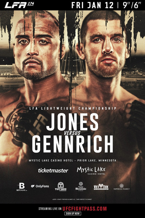 LFA 174: Jones vs. Gennrich (2024) poster