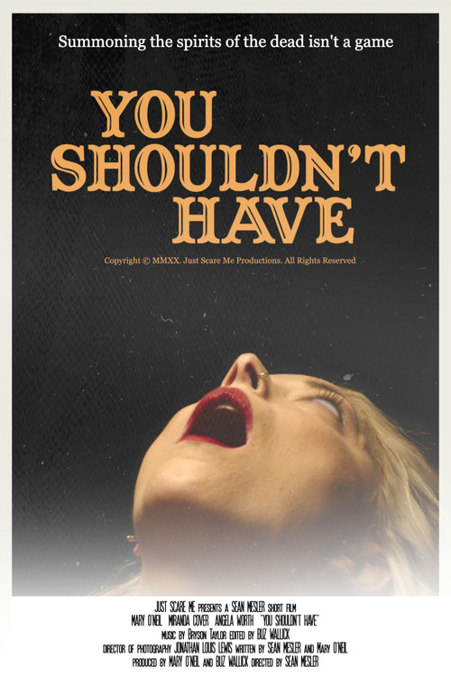 You Shouldn't Have (2020) poster