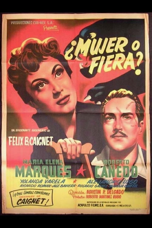 ¿Mujer... o fiera? (1954) poster