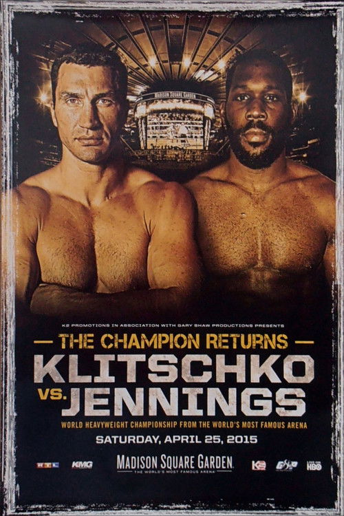 Wladimir Klitschko vs. Bryant Jennings (2015) poster