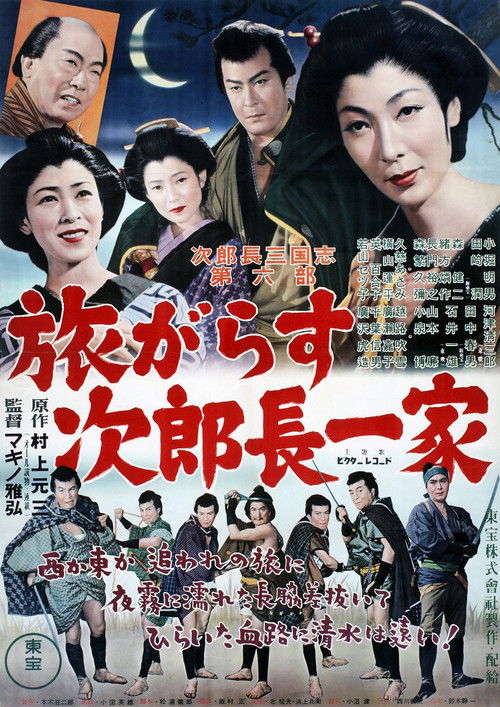 Jirocho, the Hunted (1953) poster
