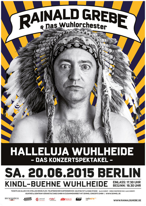 Rainald Grebe: Halleluja Wuhlheide (2015) poster