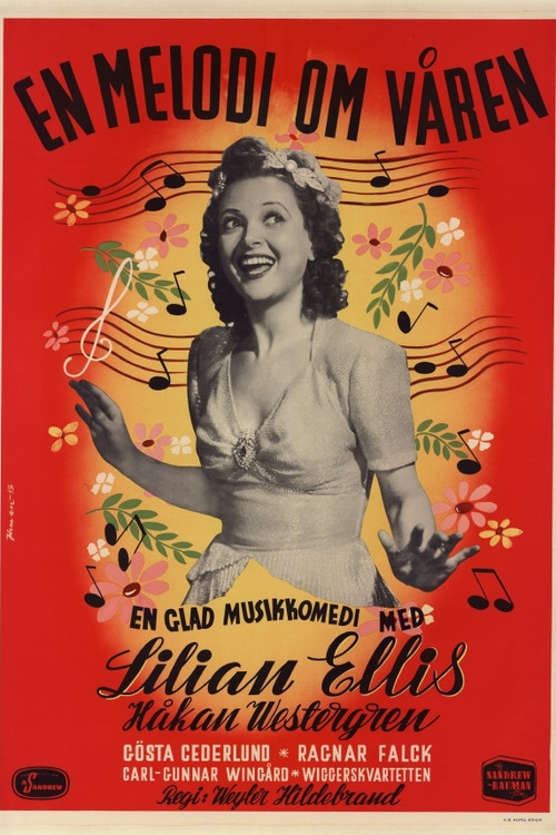 En melodi om våren (1943) poster