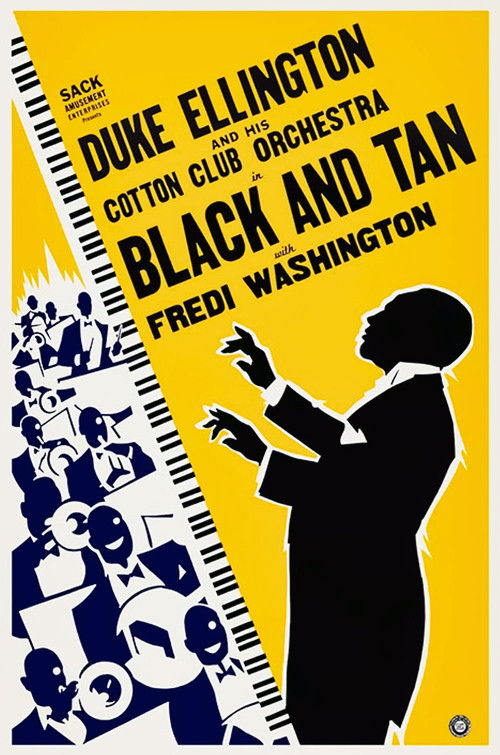 Black and Tan (1929) poster