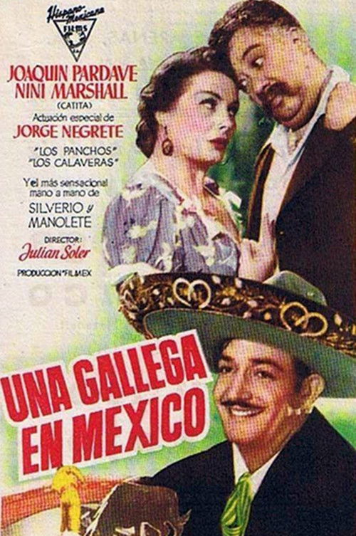 Una gallega en México (1949) poster