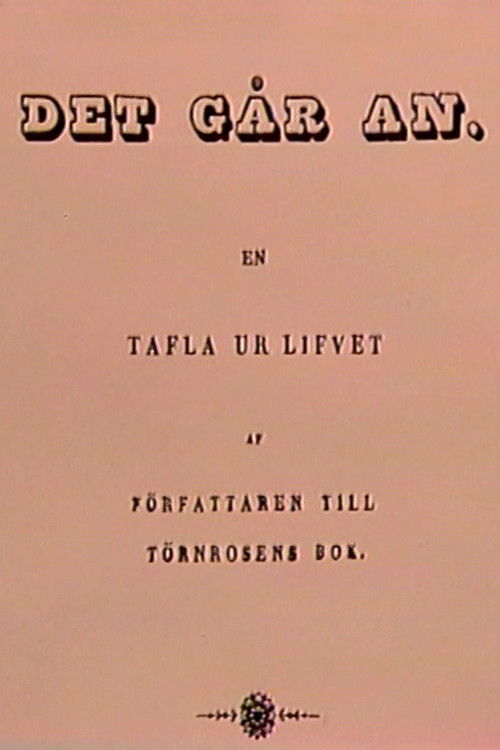 Det går an (1976) poster