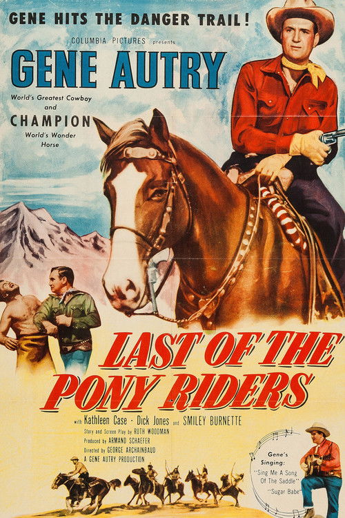 Last of the Pony Riders (1953) poster