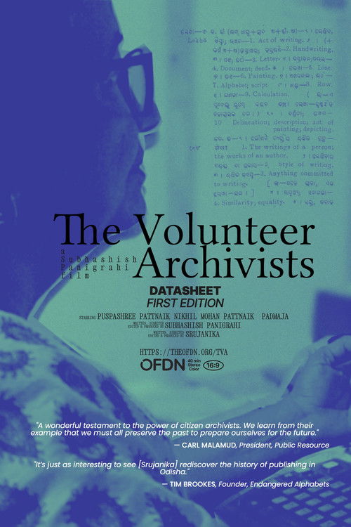 The Volunteer Archivists (2022) poster