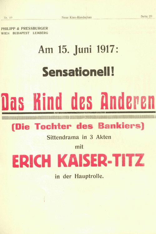 Das Kind des Anderen (1916) poster