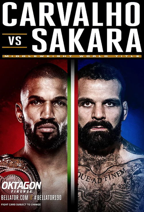 Bellator 190: Carvalho vs. Sakara (2017) poster