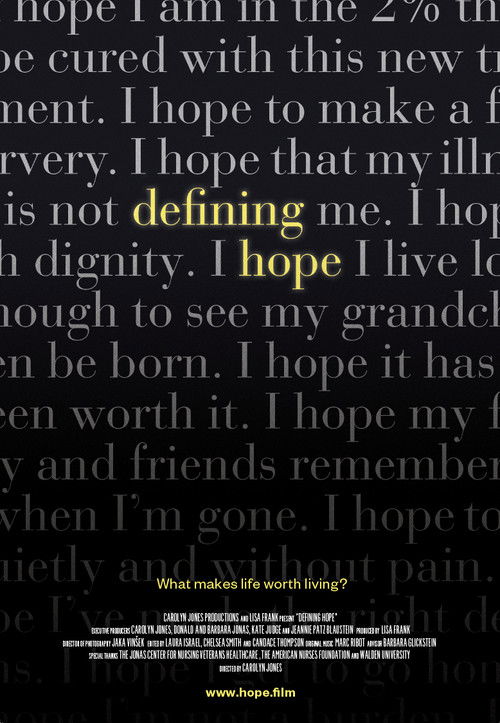 Defining Hope (2017) poster